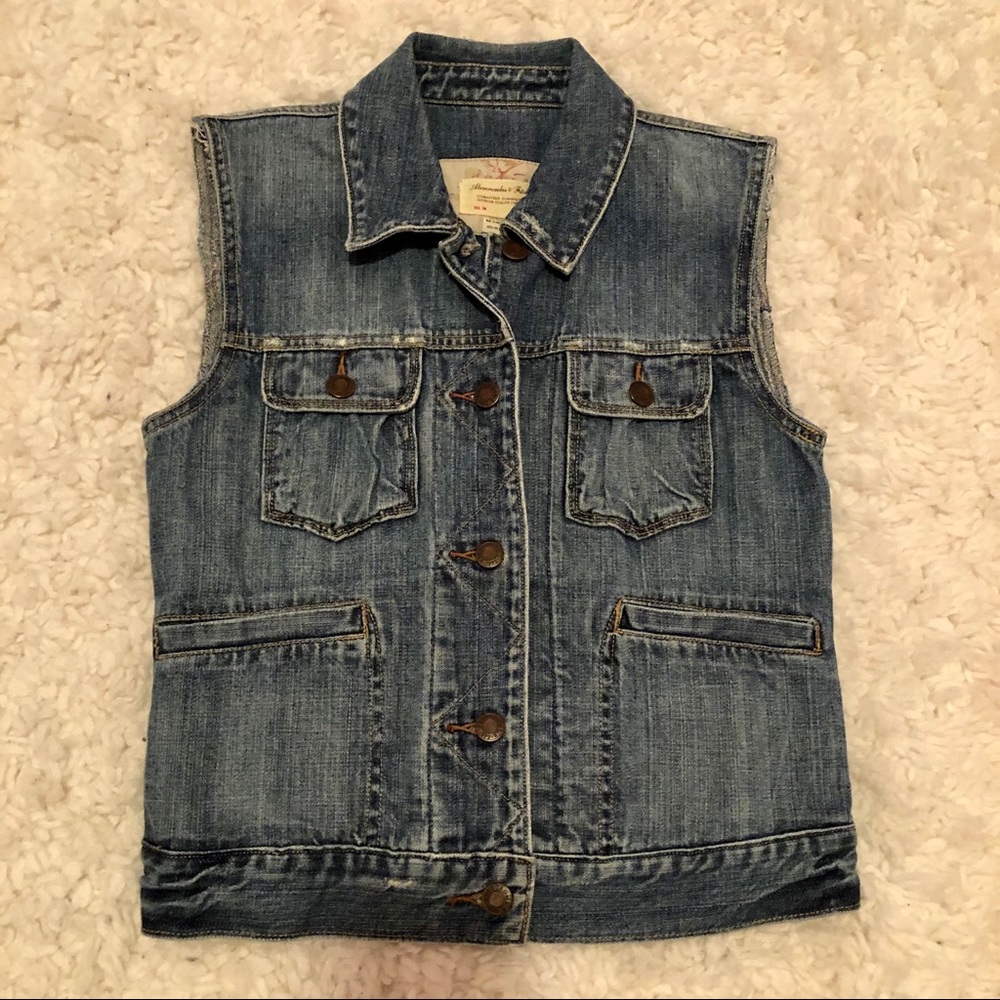 Vintage Abercrombie Denim Vest